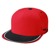 Custom Red Blue Houston Hat Sport Design Cap Stitched Adjustable Personalized PR067B-D020261-12